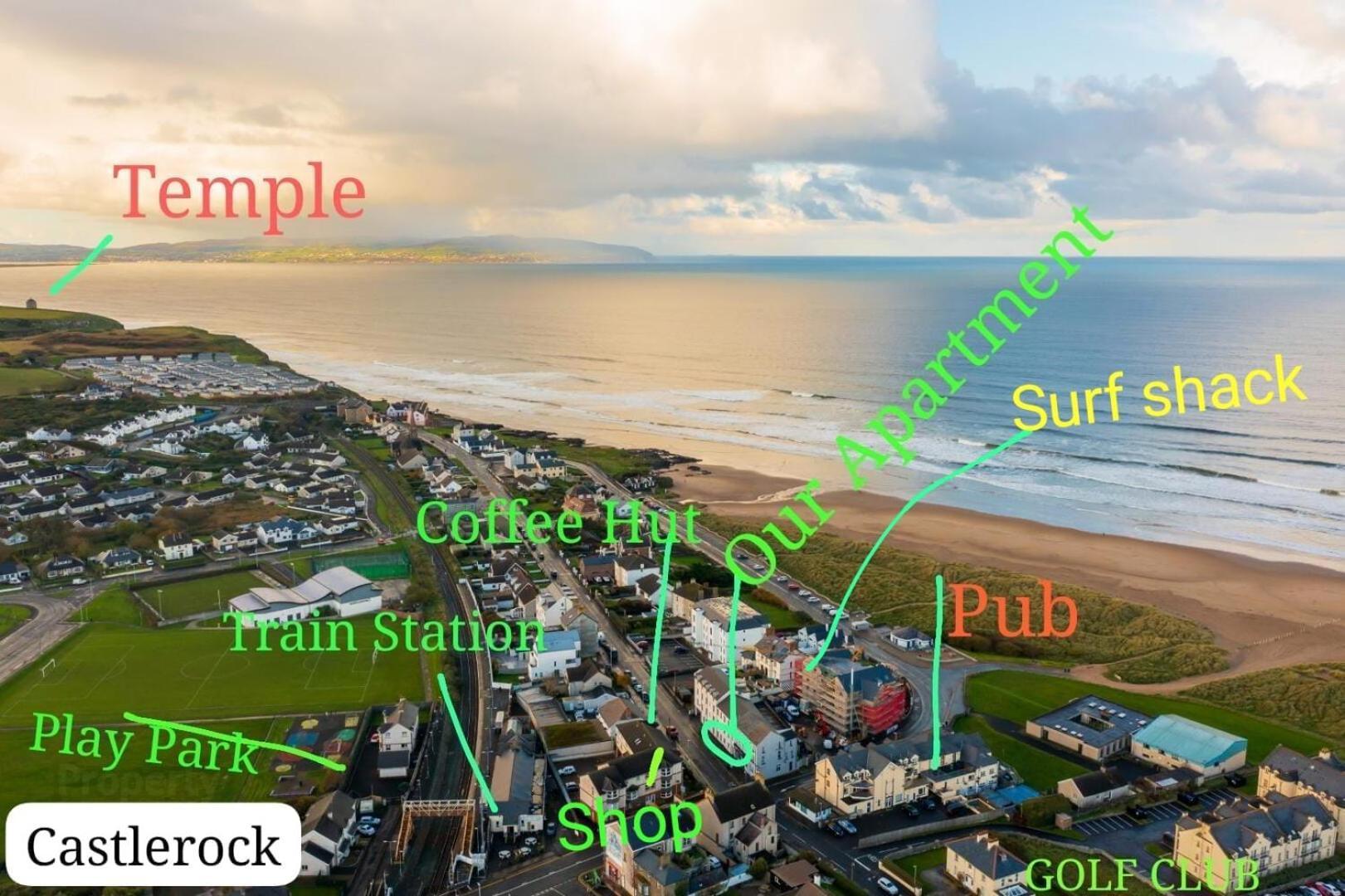 Marine Beach Escape Castlerock Beside Beach Golf Course And Pub Exterior foto